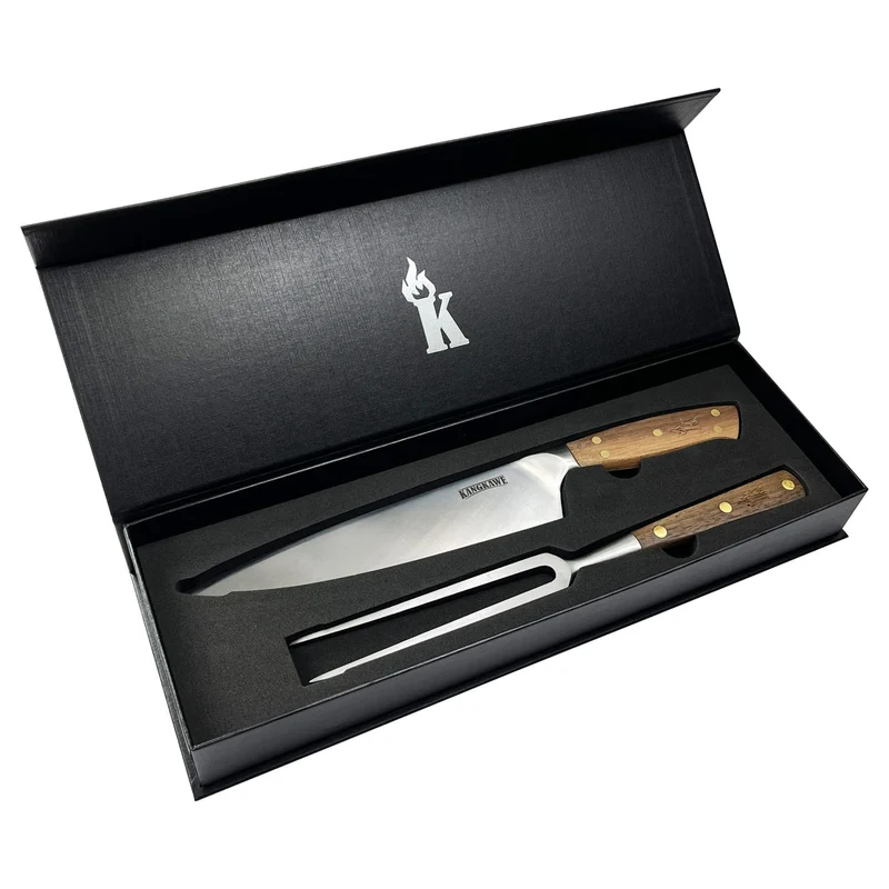 Set Parrillero Cuchillo Catemu + Pincho Pro Edición Limitada Kangkawe