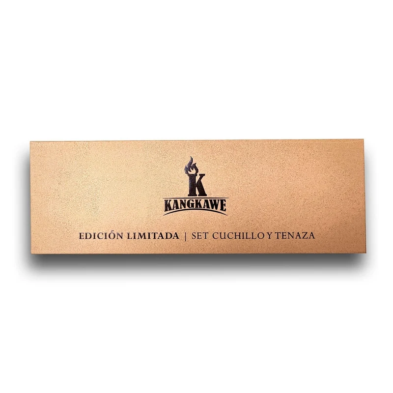 Set Parrillero Cuchillo Curacavi + Tenaza 10 Edición Limitada Kangkawe