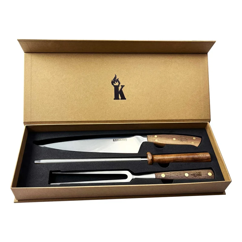 Trilogía Cuchillo Catemu + Pincho Pro + Astil Edición Limitada Kangkawe