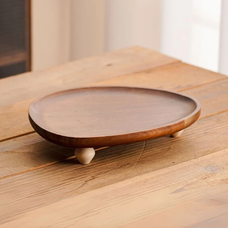 Bandeja Rústica Madera Acacia con Patas Santú Home & Deco