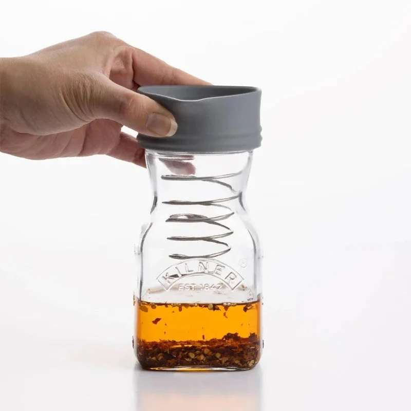 Set Para Preparar Aliños 0.5 Lts. Kilner
