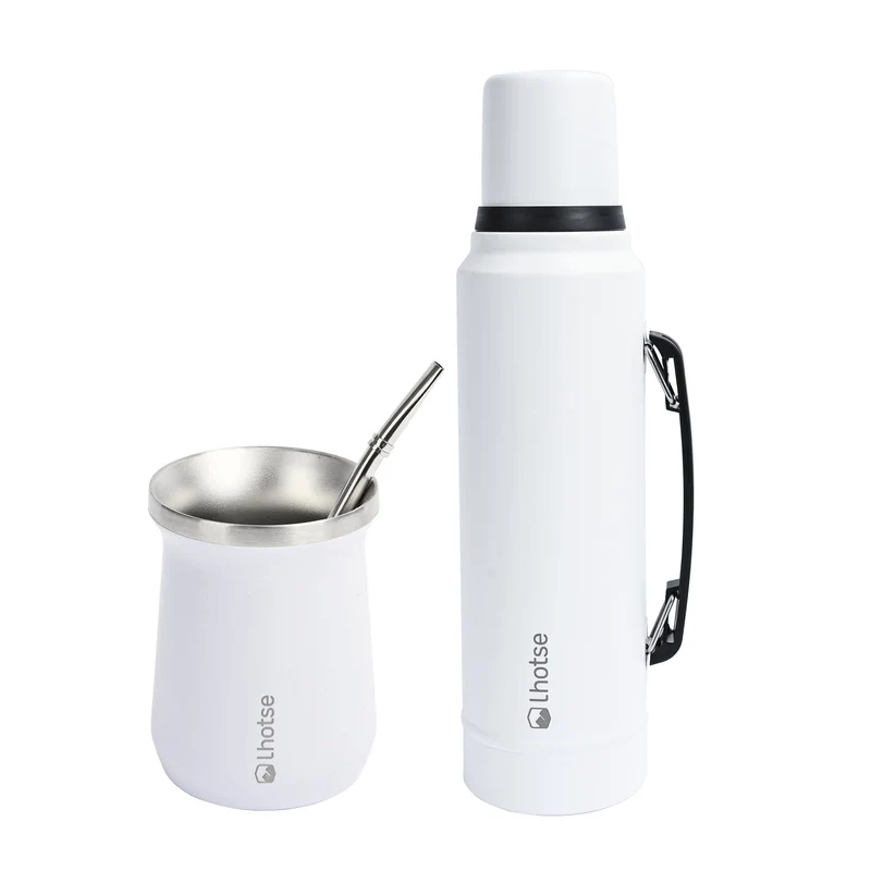 Kit Termo Liquido Classic 1.3 Lts + Mate Bombilla Lhotse