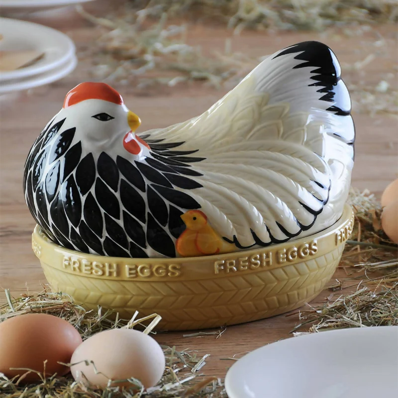 Nido Gallina 12 Huevos Cerámica Mason Cash