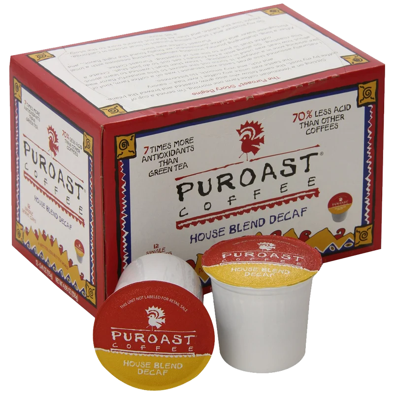 Puroast Low Acid Coffee Single Serve Keurig Compatible