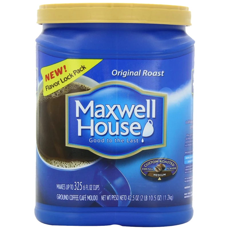 Maxwell House Original Roast Ground Coffee Value Container