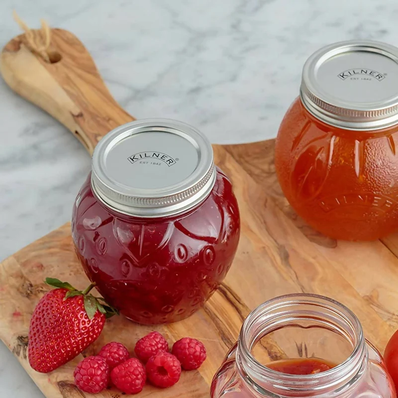 Set 2 Frascos Mermelada Frutilla 400 ml Kilner