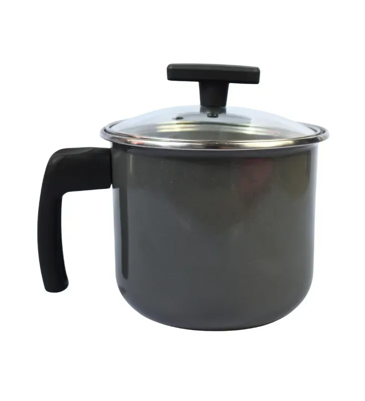 Hervidor recto 14 duramax negro tapa vidrio #19622