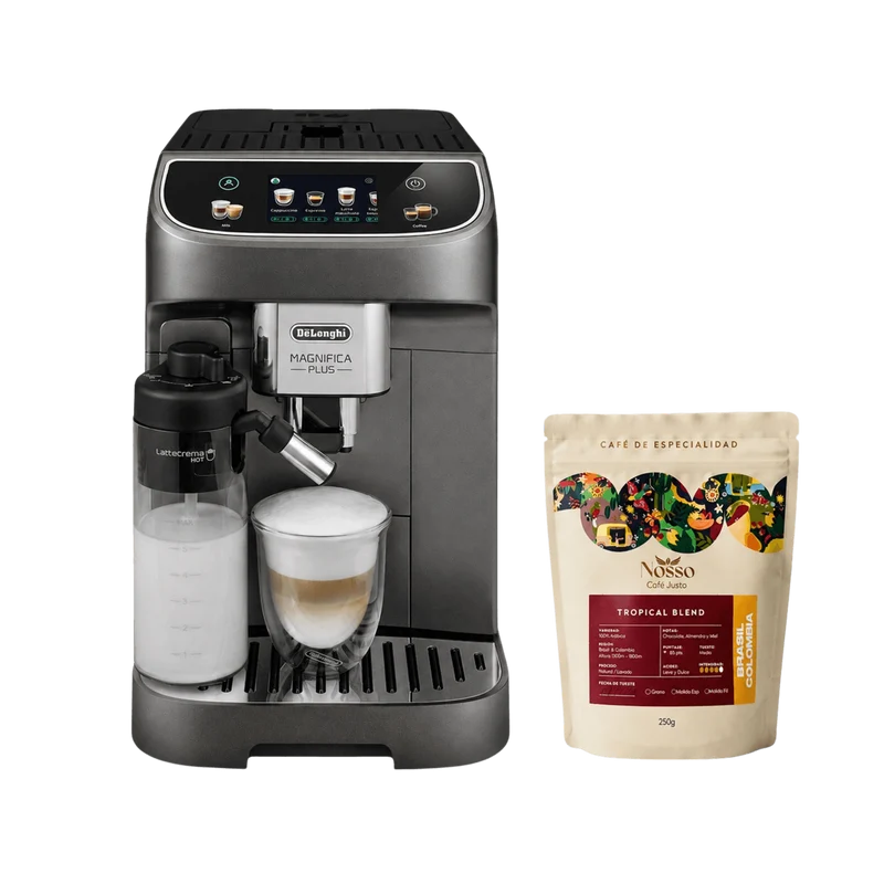 Cafetera DeLonghi Magnifica Plus con Café Nosso Grano 250g