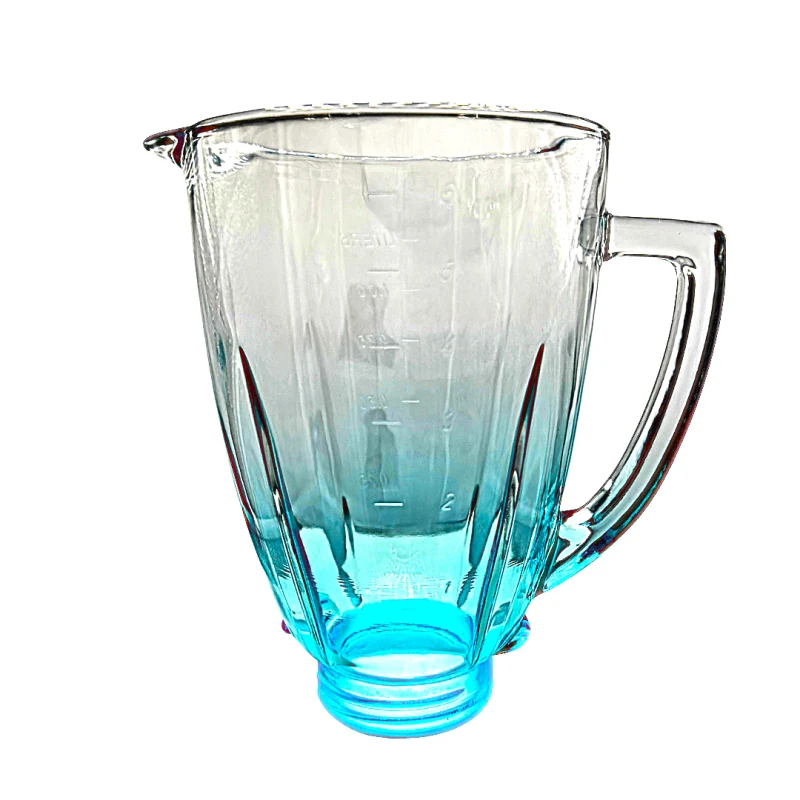 Vaso de Vidrio Contemporáneo Azul #4979
