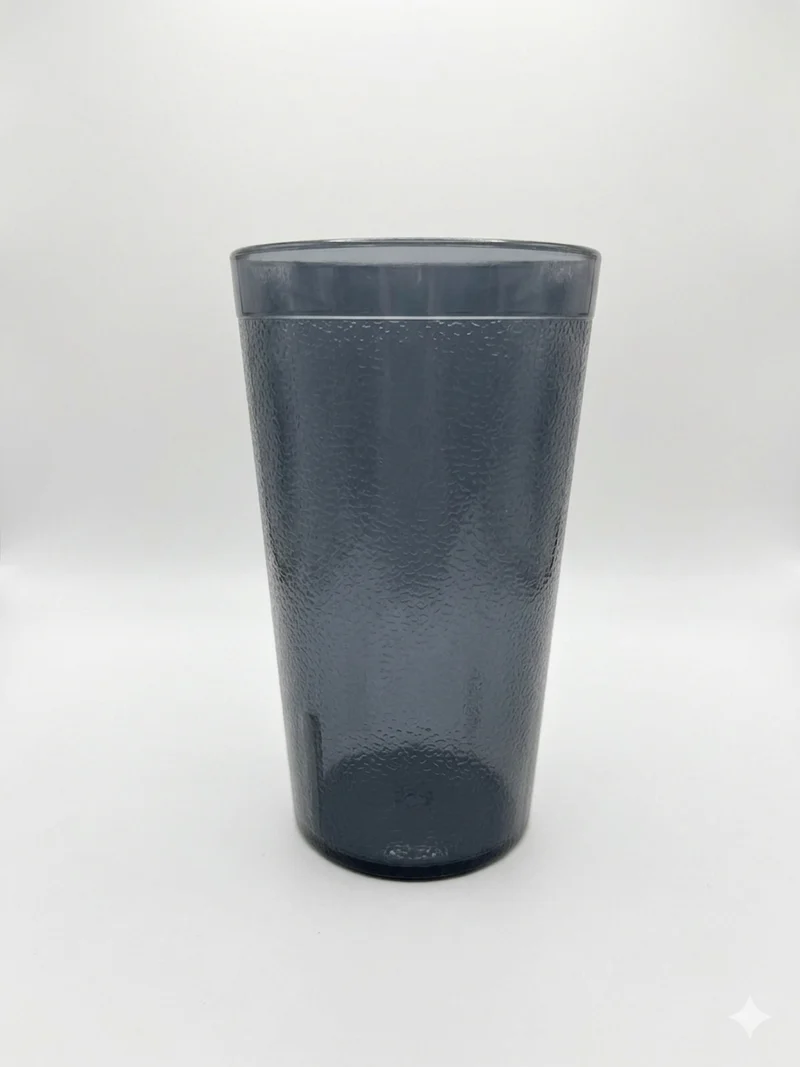 Vaso 16 oz poli gris #27207