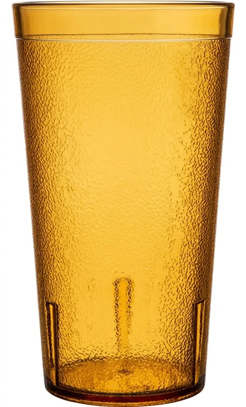 Vaso de 16 oz poli ambar #27232