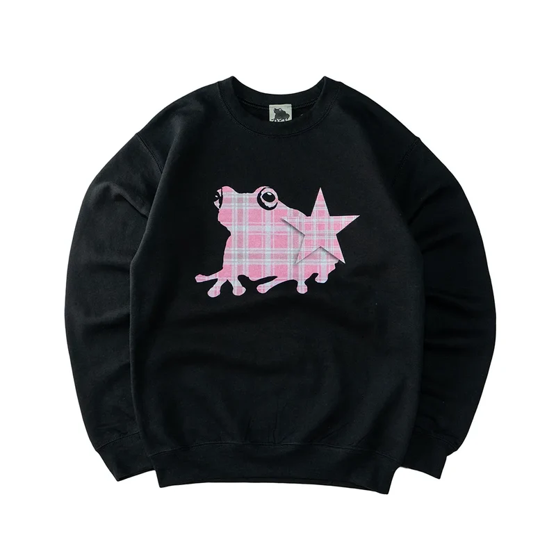 plaid kaeru logo crew