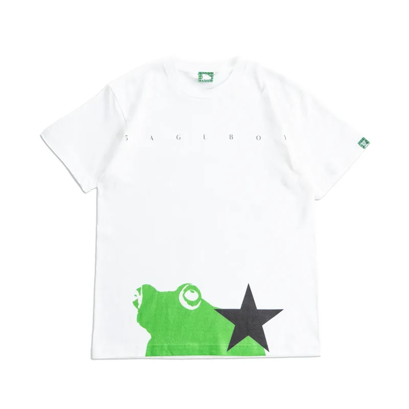 SAGE FROG edge cut Tee