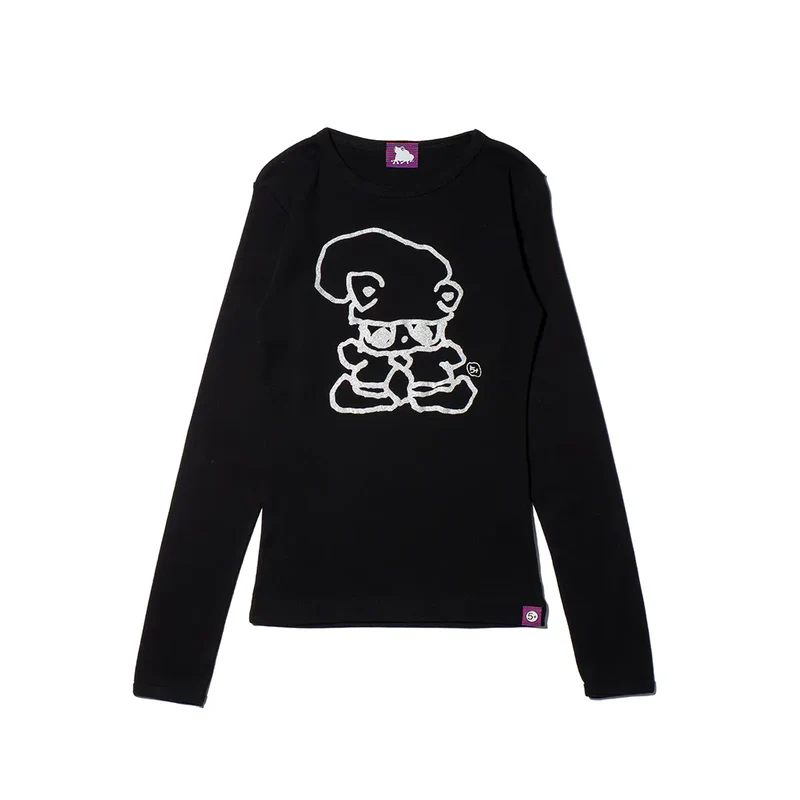 Tie Bear Baby L/S Tee
