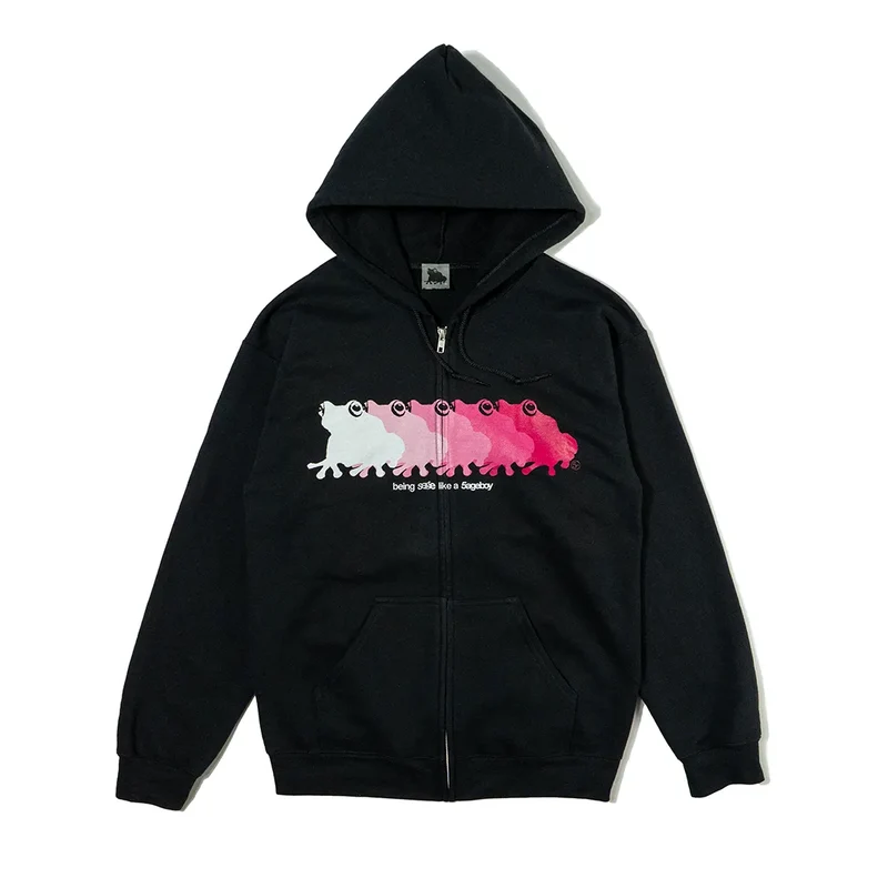 Frog Ombre Zip Hoodie