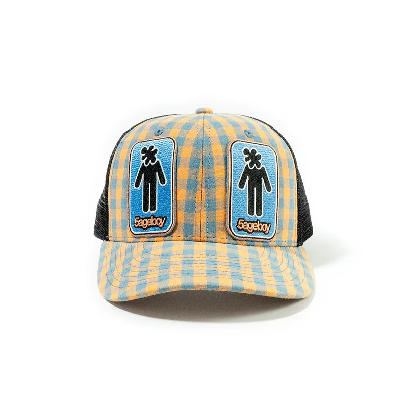 Plaid Mesh Cap 3
