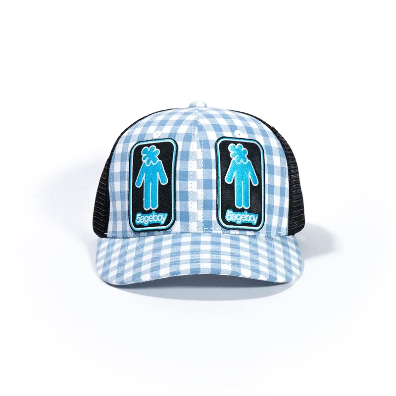Plaid Mesh Cap 2