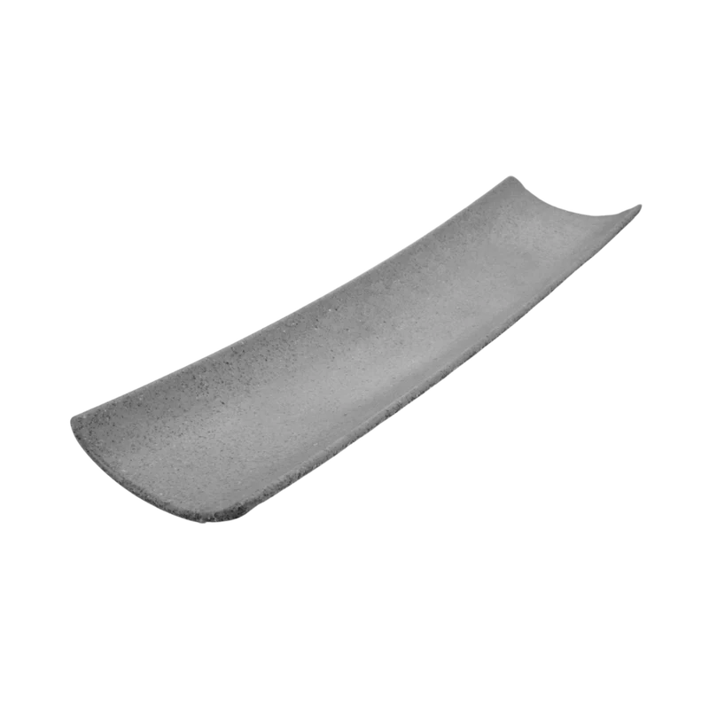 Plato canoa 40 cm melamina gray granite Concasse #261942