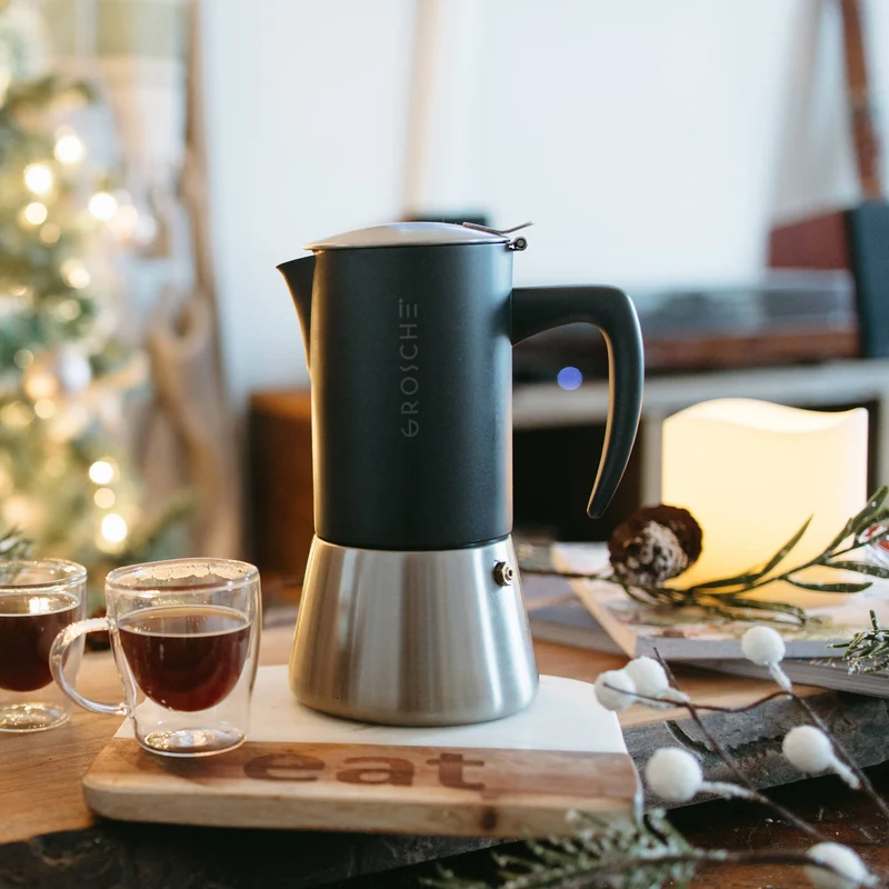 Cafetera Milano Steel 6 Tazas Grosche