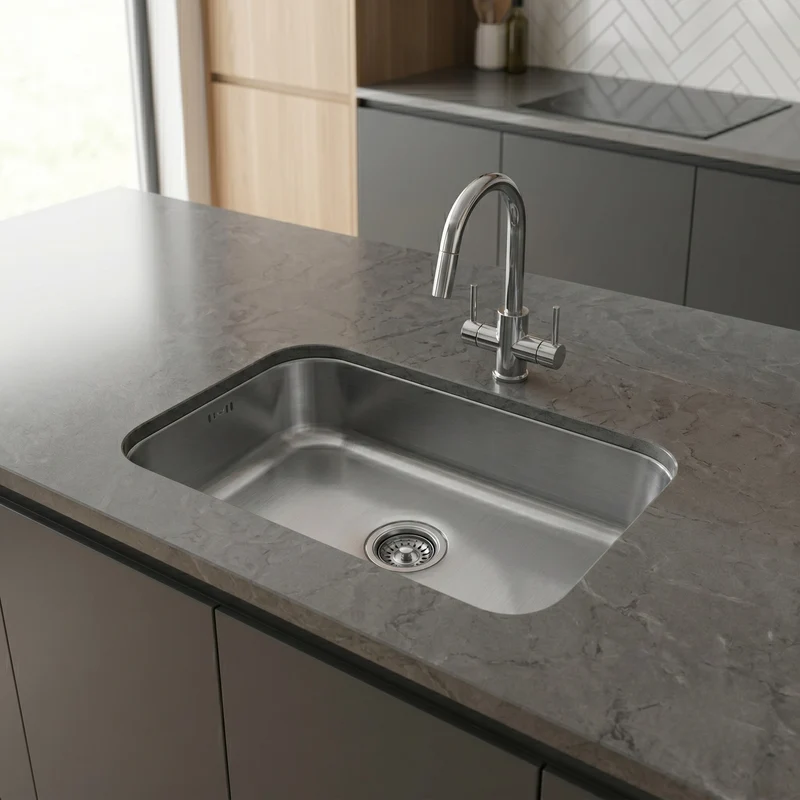 Lavaplatos Bajo Cubierta Acero Inox Slim FDV