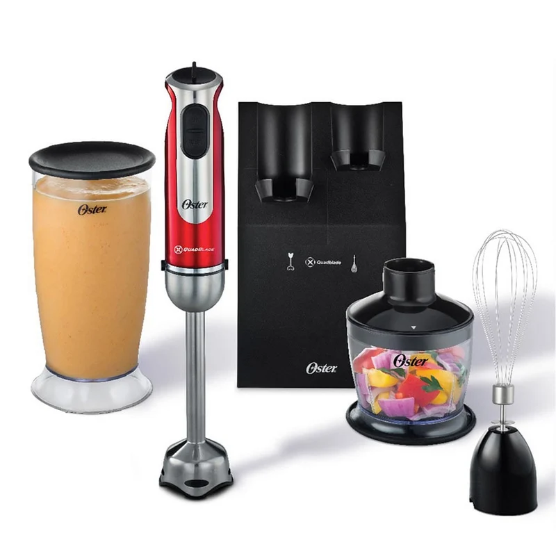 Batidora de Inmersión Minipimer Oster Quadriblade Kit Acción