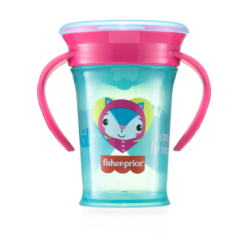 Vaso de Entrena Fisher Price First Moments Rosa Candy BB1021