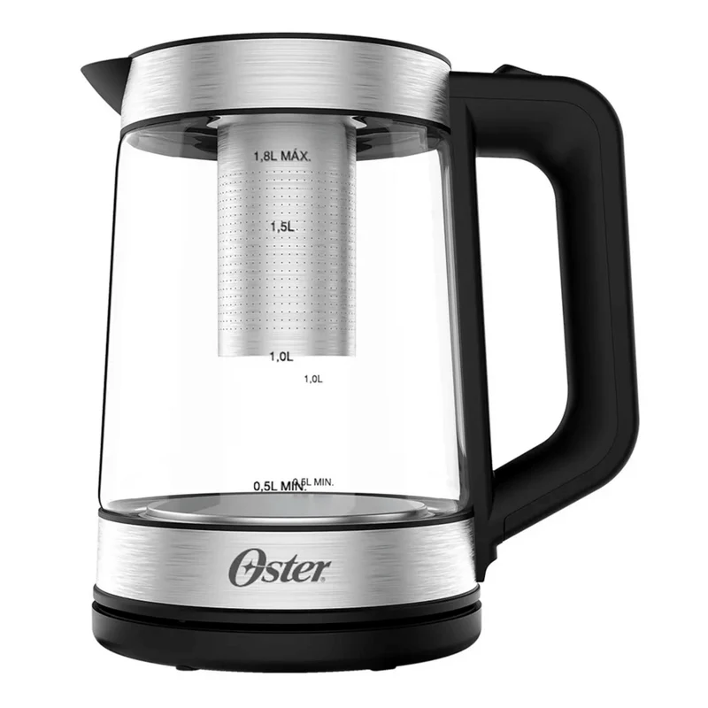 Hervidor Oster Vidrio 1.8L Con Infusor Te 2220521