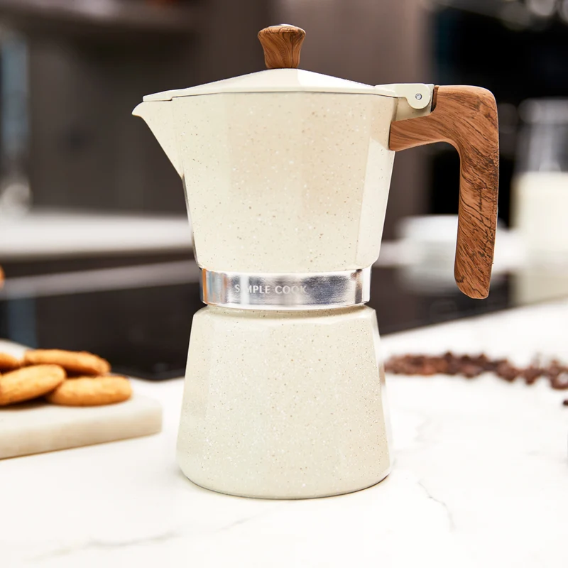 Cafetera Italiana Siena 6 Tazas Simple Cook