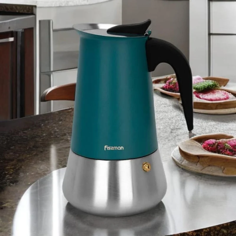 Cafetera Italiana Geyser 450 Ml Fissman